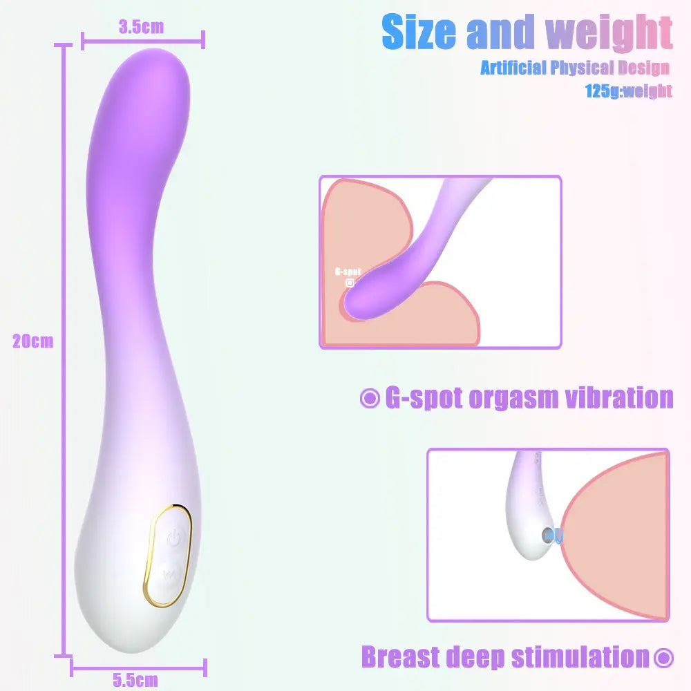 Powerful G-Spot Vibrator - Realistic Silicone Dildo for Women - image 10