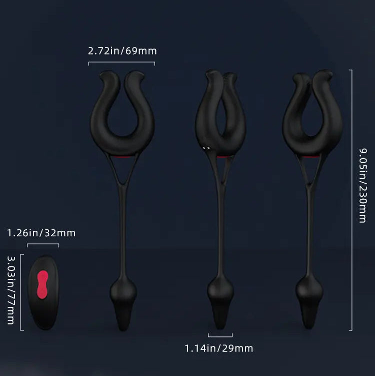Remote Control Vibrating Cock Ring & Prostate Massager - image 7