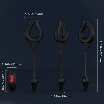 Remote Control Vibrating Cock Ring & Prostate Massager - image 7