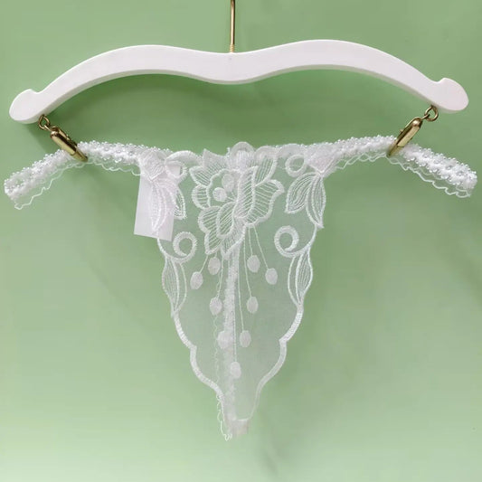 Women's Lace G-String Thongs | Sexy Low Rise T-Back Panties Pack