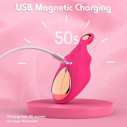 App-Controlled Wearable Panty Vibrator — Textured Clitoral Stimulator (Adult Toy for Women)