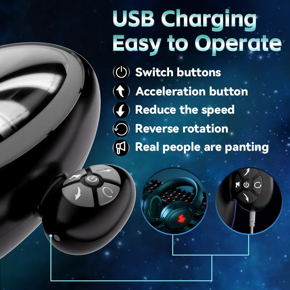 Automatic Male Masturbator with Handle | Electric Sucking Penis Pump