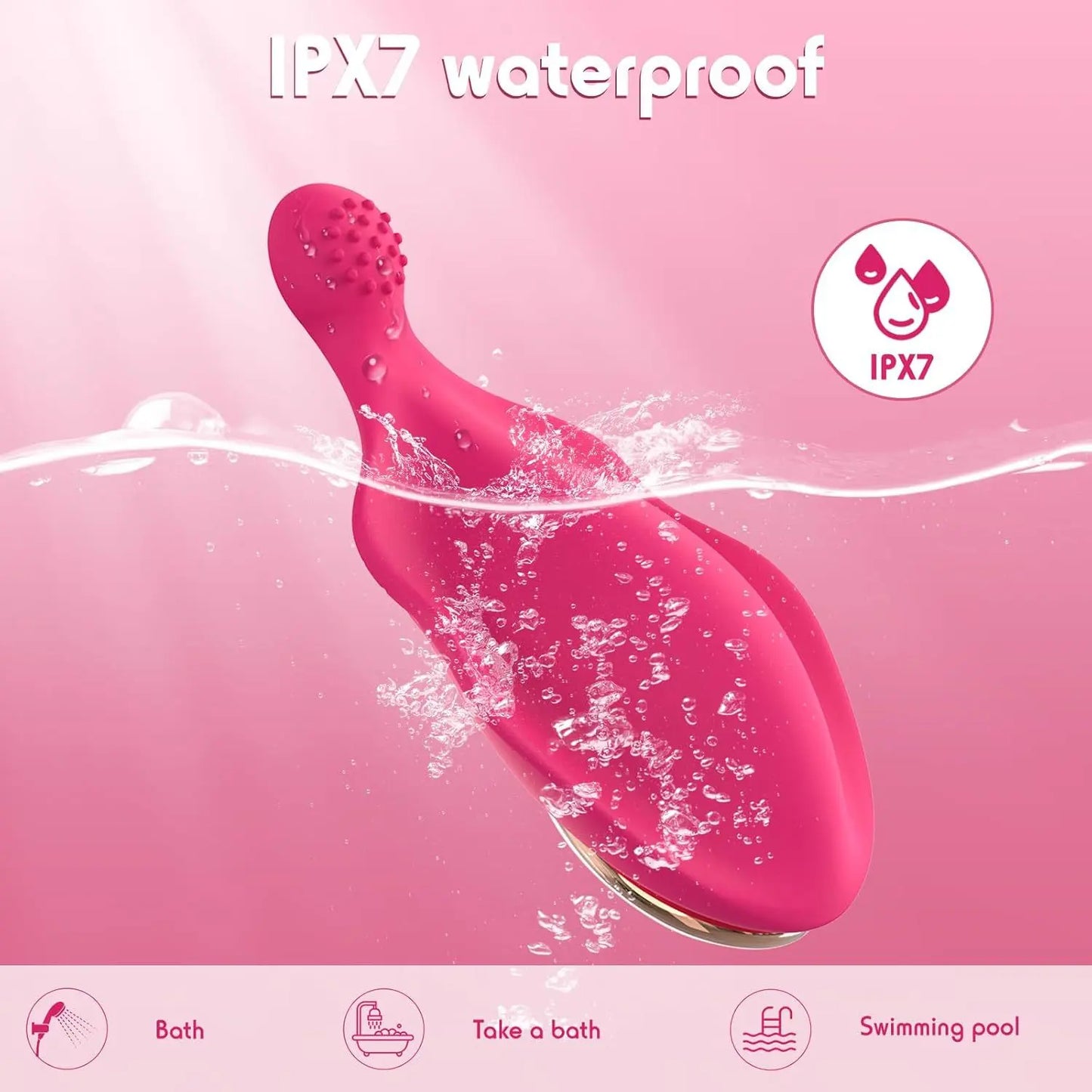 App-Controlled Wearable Panty Vibrator — Textured Clitoral Stimulator (Adult Toy for Women)