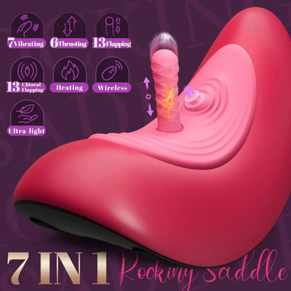 APP Control Riding Sex Machine - Wireless Thrusting & Flapping Saddle for Women - image 5