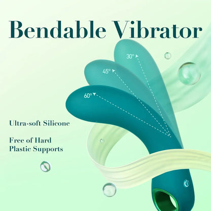 G-Spot Vibrator - 10 Modes Soft Silicone Dildo & Massager - image 6