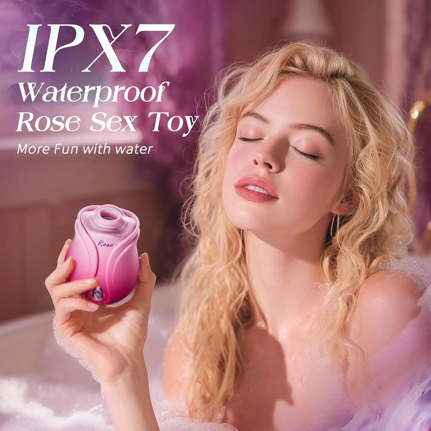 🔮AI App Rose Toy Vibrator | 10 Sucking & Vibrating Modes for Women