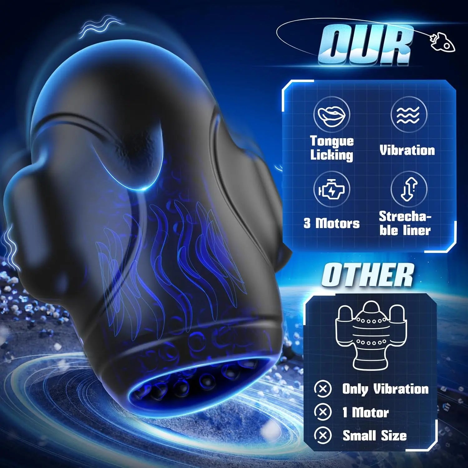 vibrator side angle product view