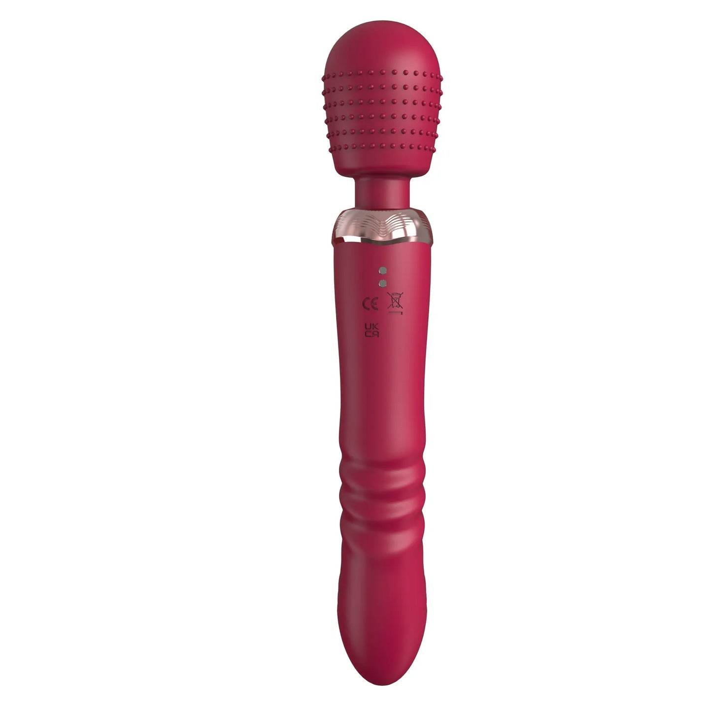 Telescoping Vibrator Wand & G-Spot Dildo | 15 Modes