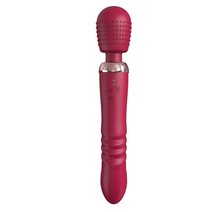 Telescoping Vibrator Wand & G-Spot Dildo | 15 Modes
