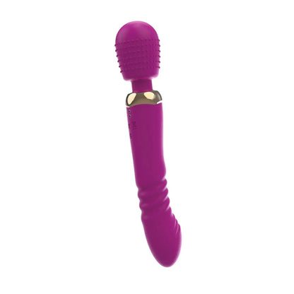 Telescoping Vibrator Wand & G-Spot Dildo | 15 Modes