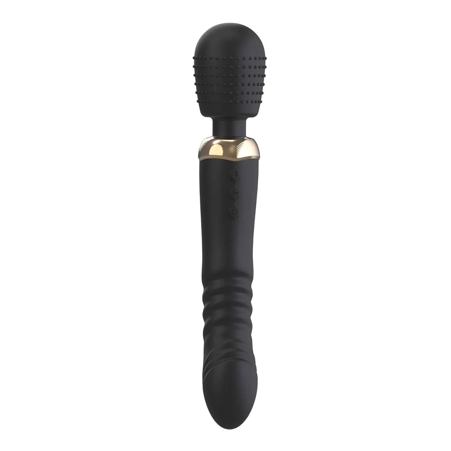 Telescoping Vibrator Wand & G-Spot Dildo | 15 Modes