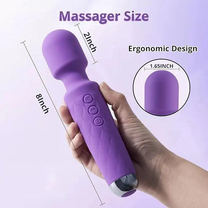G-Spot Vibrator Wand - 20 Modes & 8 Speeds for Women