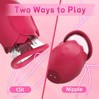 🌺Rose Toy for Women - 5 Mode Clit Sucker & Sucking Vibrator