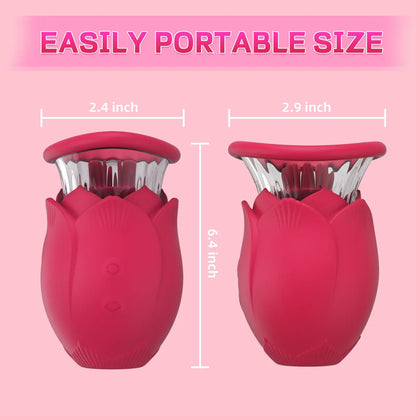 🌺Rose Toy for Women - 5 Mode Clit Sucker & Sucking Vibrator