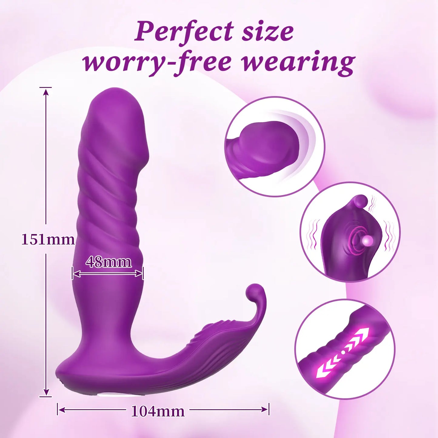 Butterfly Clitoral Sucking Vibrator | 10 Mode G-Spot & Air Pulse Toy