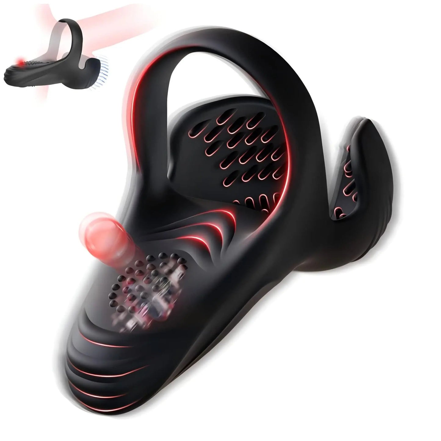 Vibrating Cock Ring — A Men's Pleasure Toy with 10 Modes