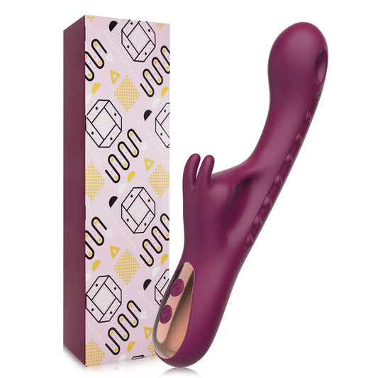 2-in-1 Rabbit Flapping Vibrator - 10 Modes G-Spot & Clitoral Stimulator - image 2