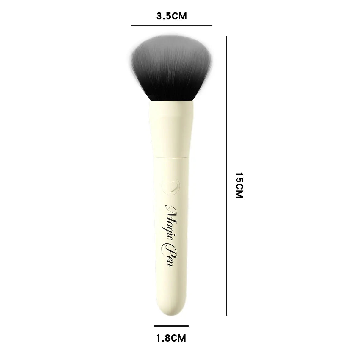2-in-1 Makeup Brush Bullet Vibrator | Discreet 10-Mode Clitoral Stimulator - image 8
