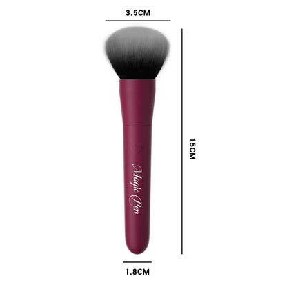 2-in-1 Makeup Brush Bullet Vibrator | Discreet 10-Mode Clitoral Stimulator - image 9