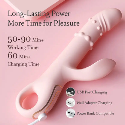 Zenzoone rechargeable vibrator long lasting battery USB charging