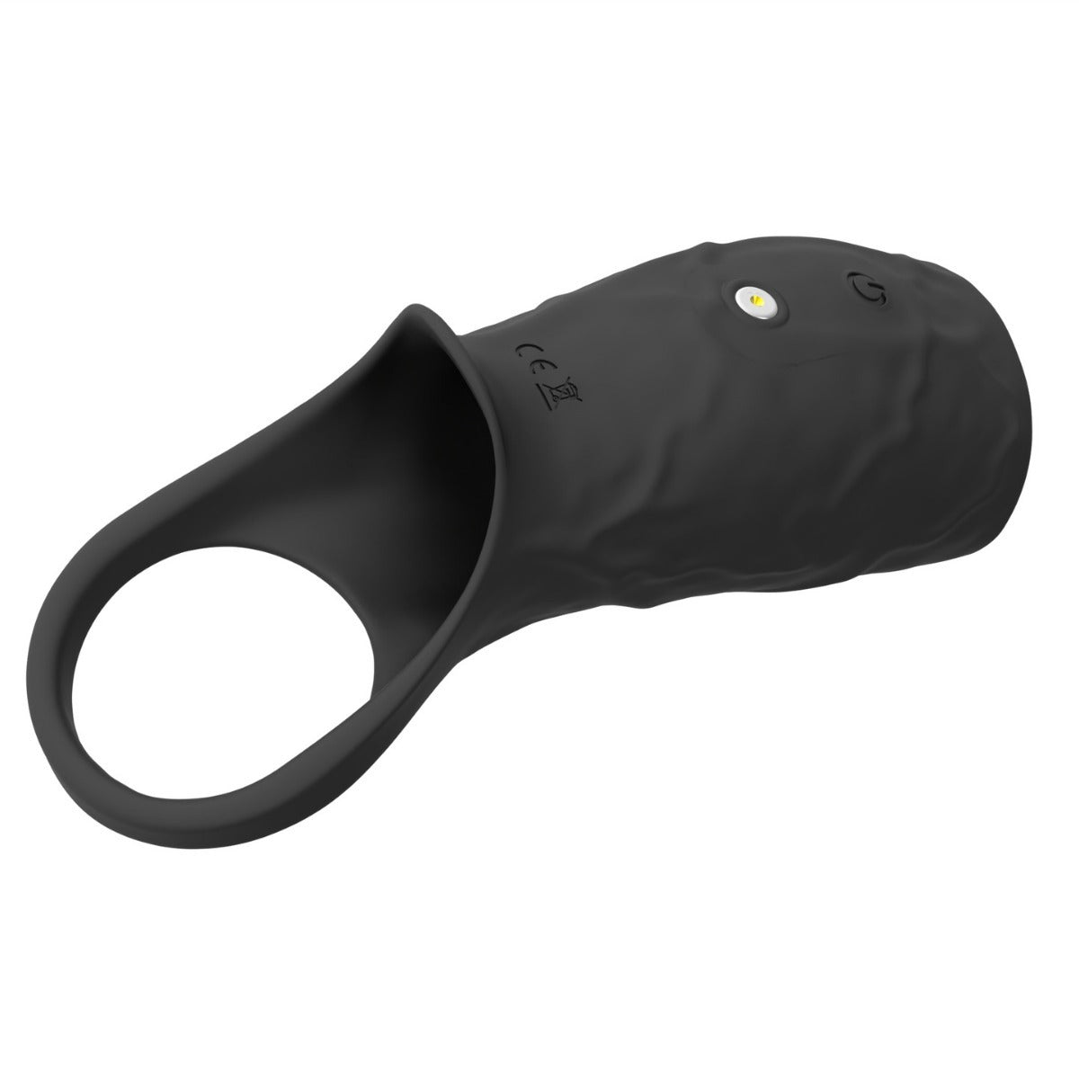 Zenzoone Vibrating Delay Penis Ring (Black and White Background)