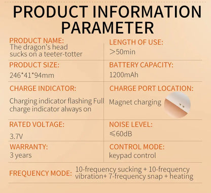 rabbit vibrator product information battery capacity charging details