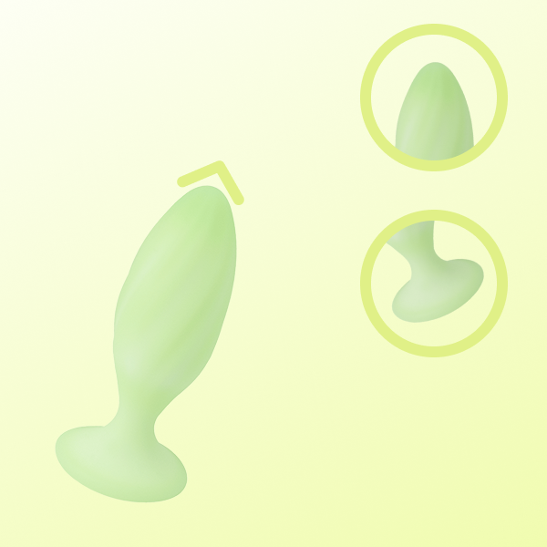 Zenzoone Threaded Anal Plug, smooth design for easy insertion, dual stimulation