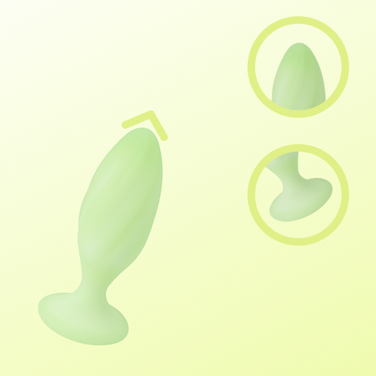 Zenzoone Threaded Anal Plug, smooth design for easy insertion, dual stimulation