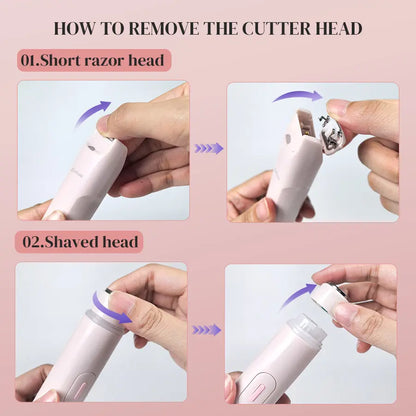 ANTL hair trimmer how to remove the cutter head cleaning guide