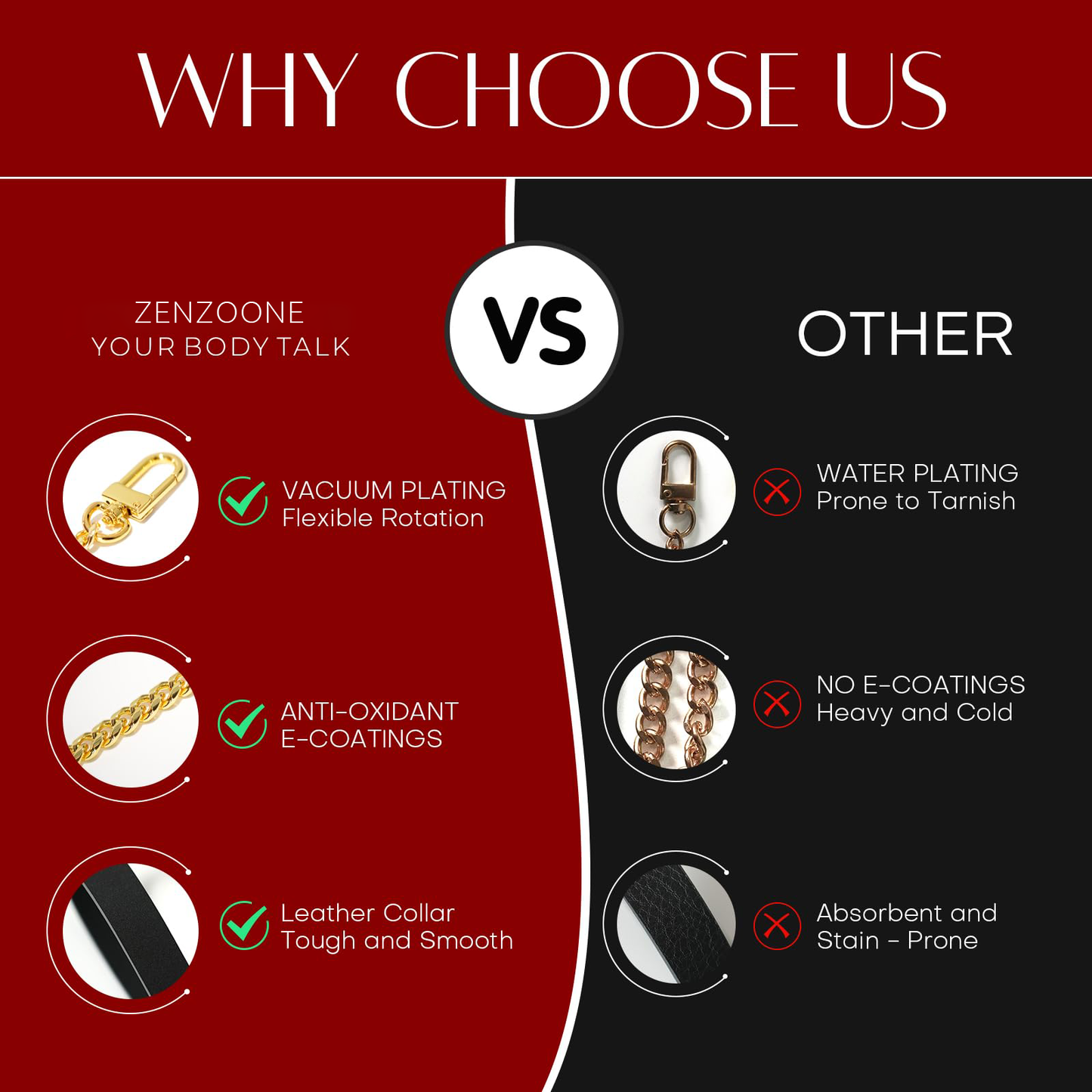 ZENZOONE Breathless Pulling Fashion and Fun Choker for Women Men Cool Punk Goth