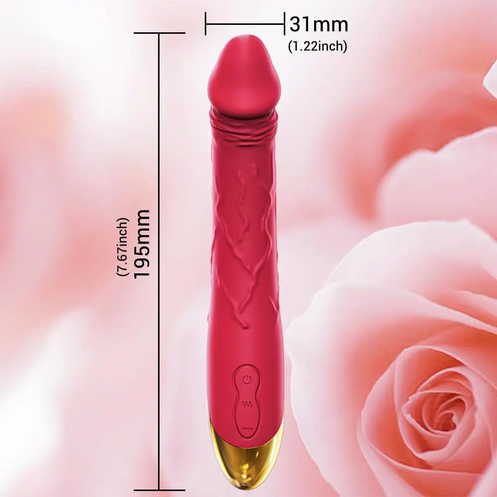 7.6" Realistic Dildo Vibrator - 10 Modes G-Spot & Clitoral Stimulator - image 11