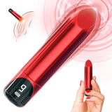 Lipstick Vibrator with LED Display | Mini Bullet for Women