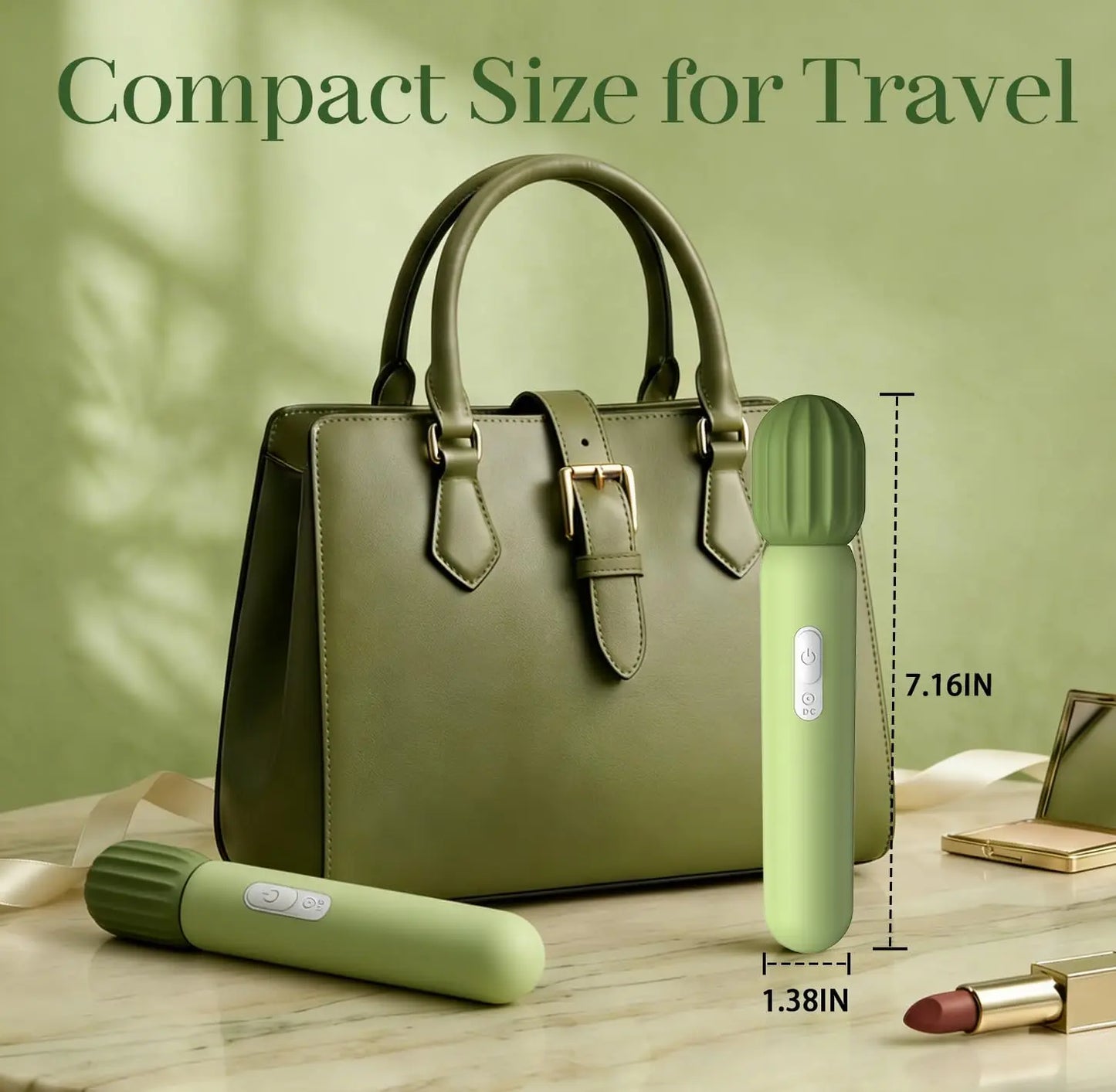 Cactus Vibrator Wand Dildo - 12 Modes G-Spot Massager