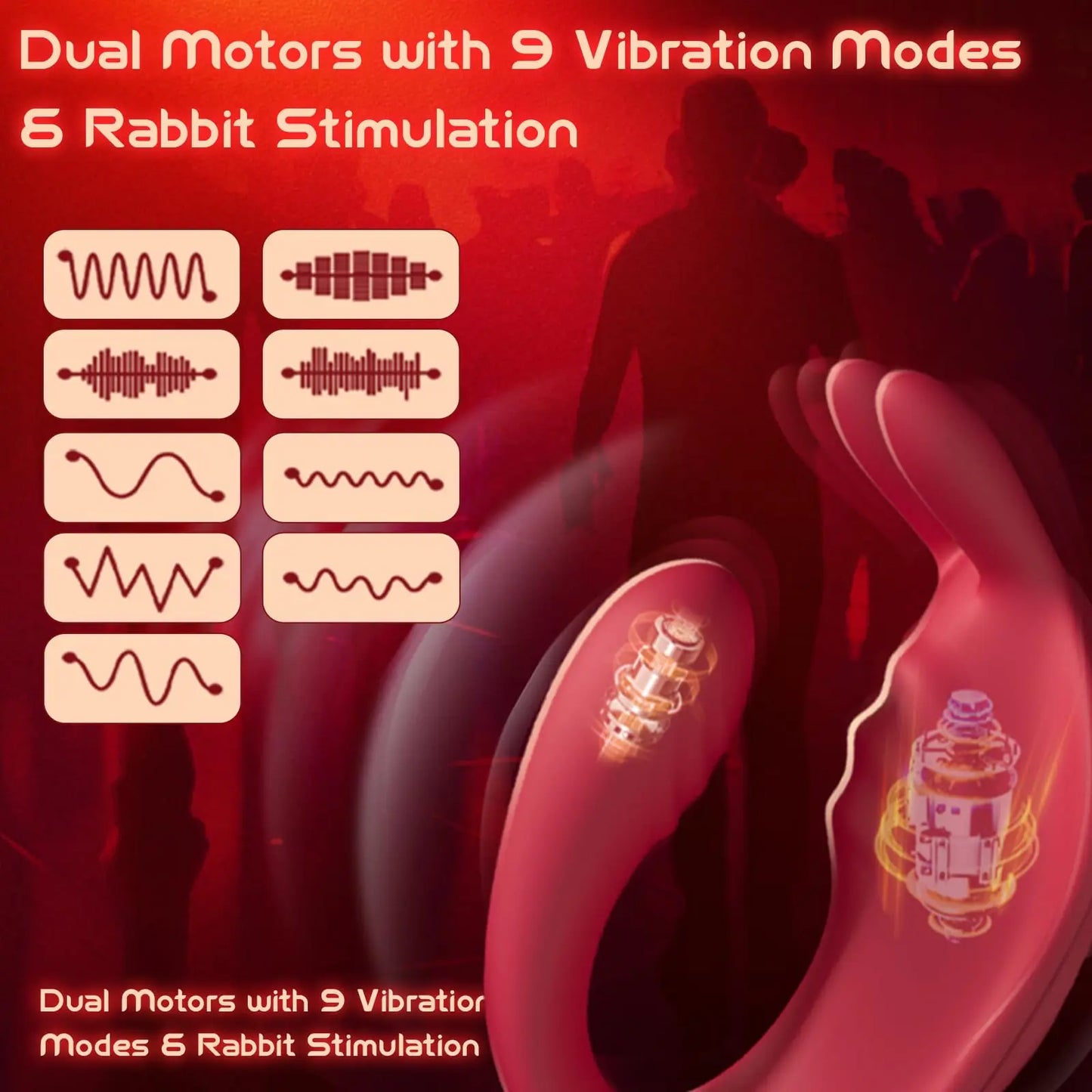 App Remote Control Wearable Vibrator for Couples