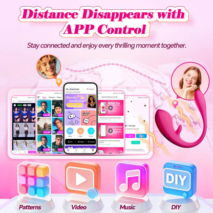 App Remote Control Wearable Vibrator for Couples | G-Spot Panty Toy