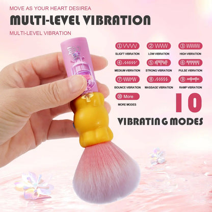 Discreet Makeup Brush Bullet Vibrator for Clitoral & G-Spot - image 5