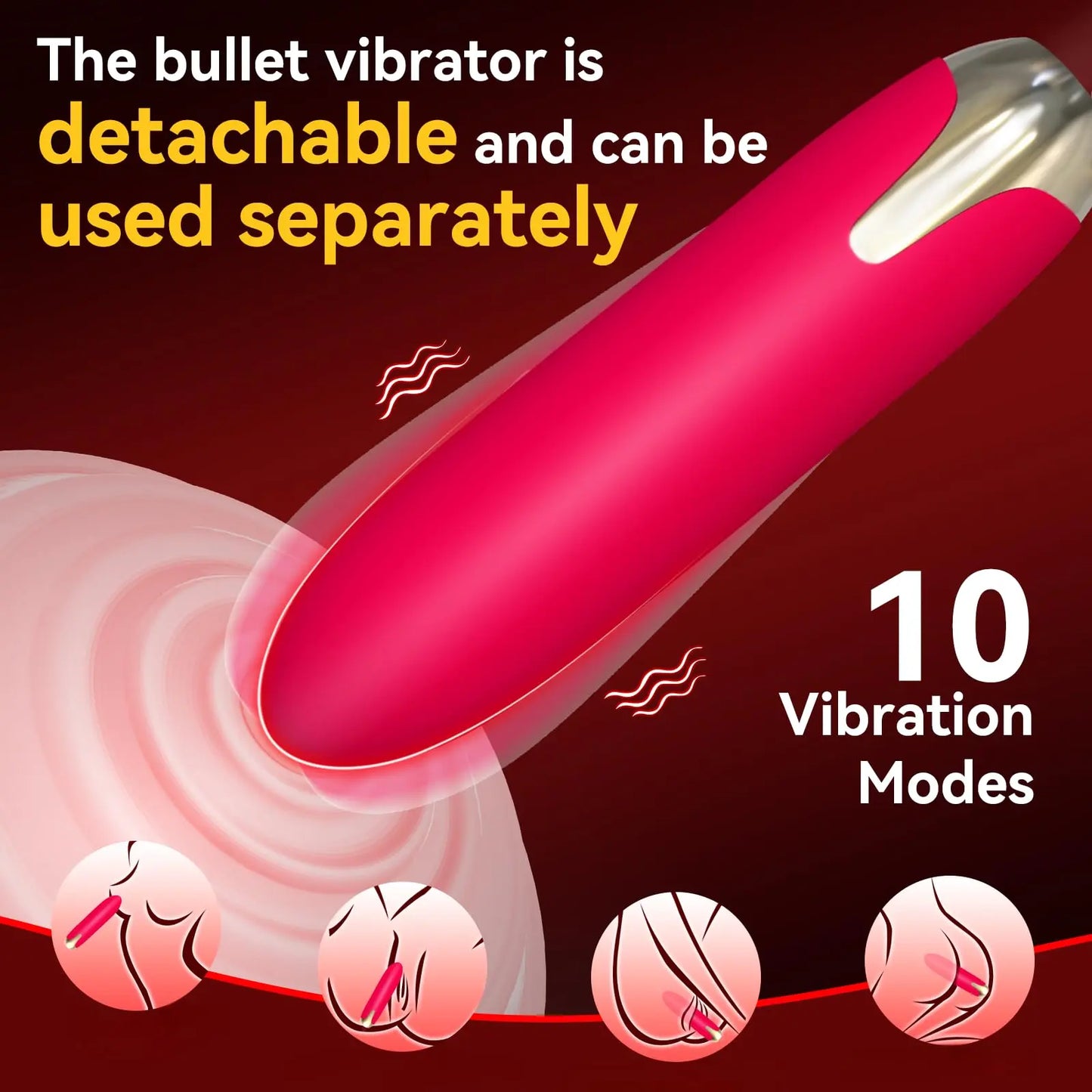 Vibrating Cock Ring with Clitoral Stimulator | Couples Sex Toy