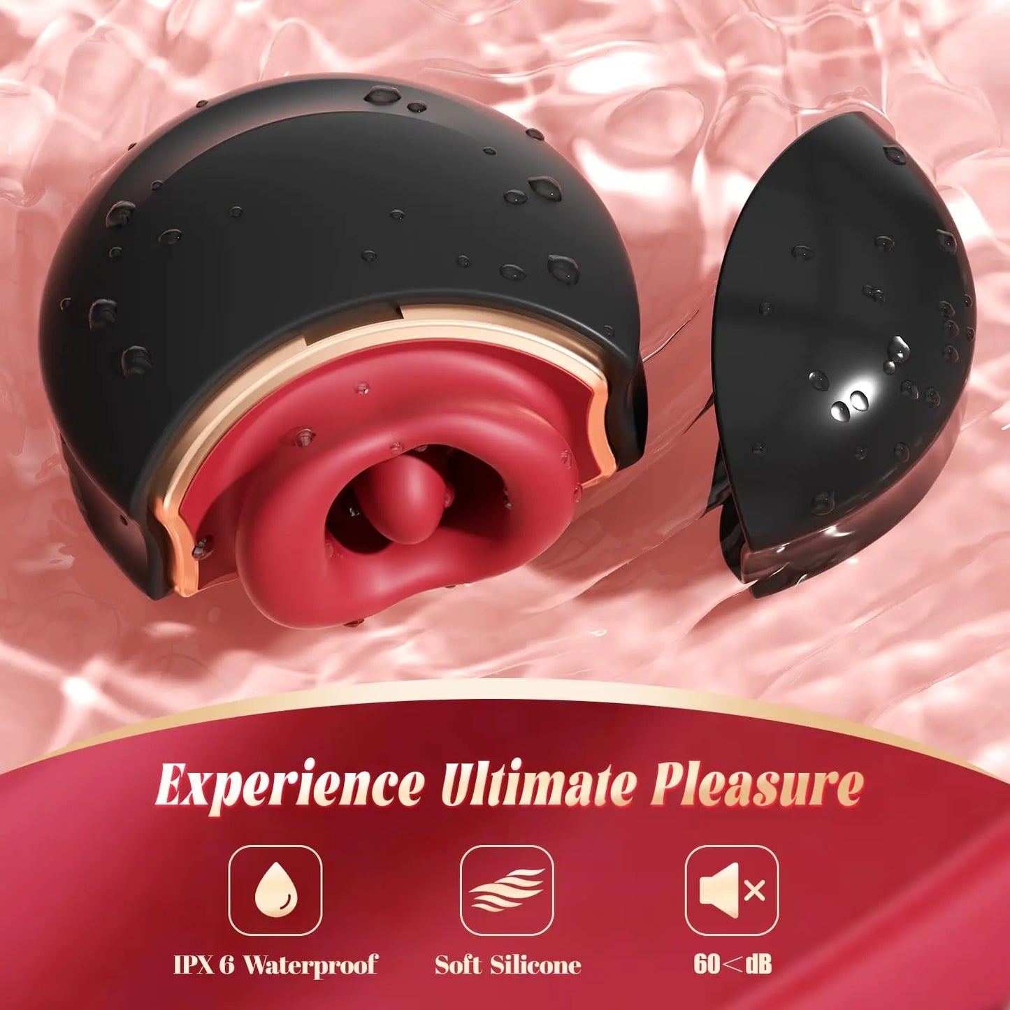 3-in-1 Tongue Licking & Clitoral Vibrator for Women