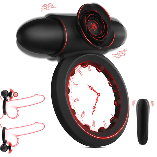 Vibrating Cock Ring with Clitoral Stimulator | Couples Sex Toy