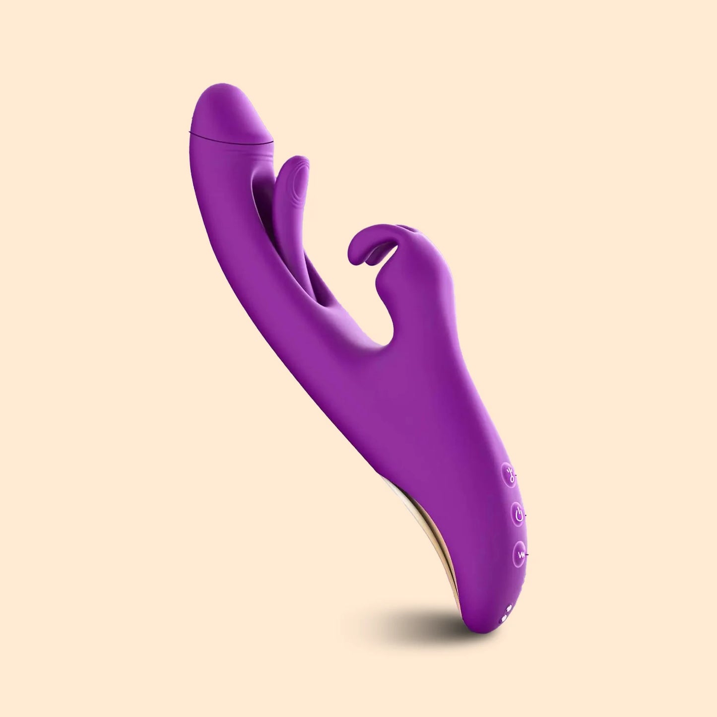 3-in-1 Flapping Rabbit Vibrator - 9 Tongue Licking & G-Spot Modes
