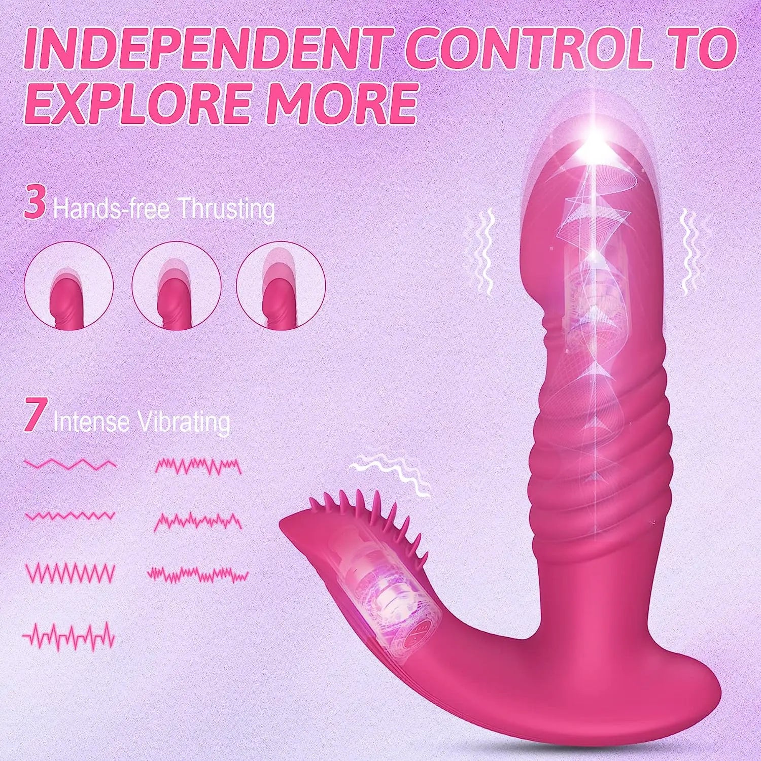 prostate vibrator independent control multiple vibration modes