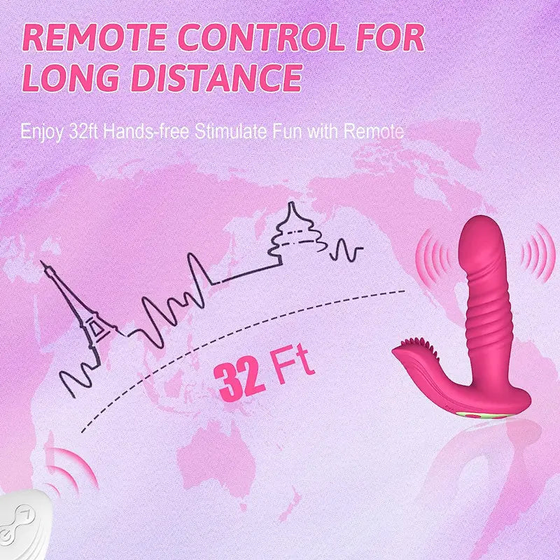 remote control prostate vibrator long distance control up to 32 ft