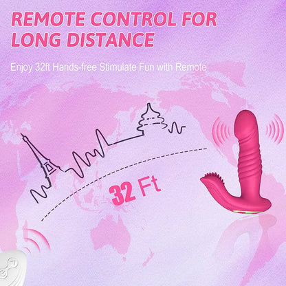 remote control prostate vibrator long distance control up to 32 ft