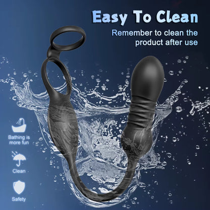Zenzoone durable male prostate massager, sturdy construction, easy to clean, compatible with daily use to enhance intimate experiences