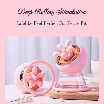 Zenzoone First Kiss deep rolling stimulation breast massager with lifelike soft massager texture