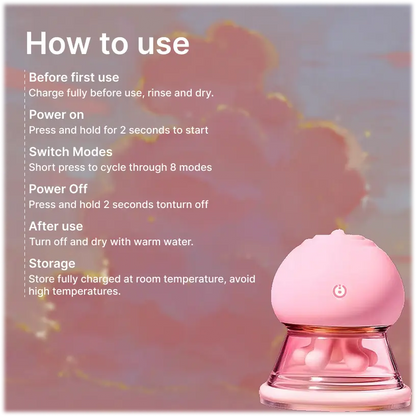 Zenzoone First Kiss breast massager eazy one-button control and multi-mude operation guide