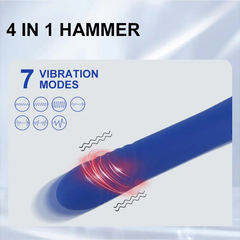 Zenzoone Hammer vibrator 7 vibration modes powerful stimulation