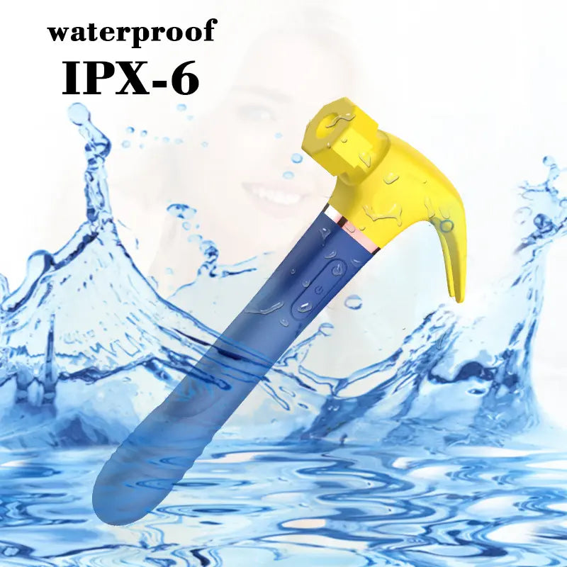 Zenzoone Hammer vibrator IPX6 waterproof body safe silicone design