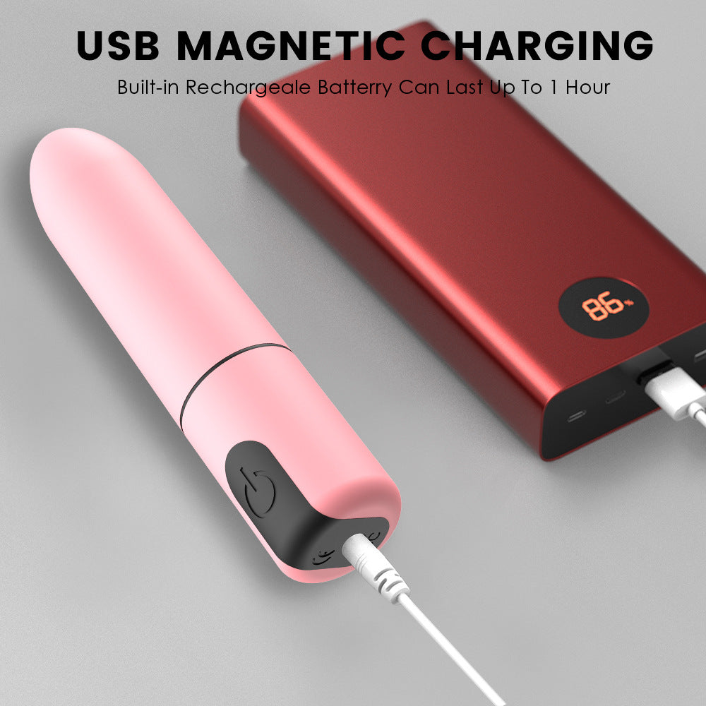 Zenzoone lipstick vibrator for women, USB magnetic charging, built-in rechargeable battery, up to 1 hour working time