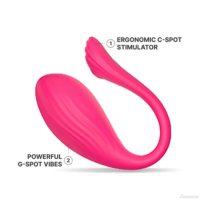 Zenzoone powerful G-spot vibes & ergonomic C-spot stimulator for intense targeted pleasure